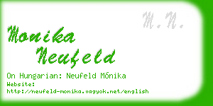 monika neufeld business card