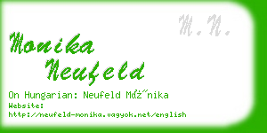 monika neufeld business card